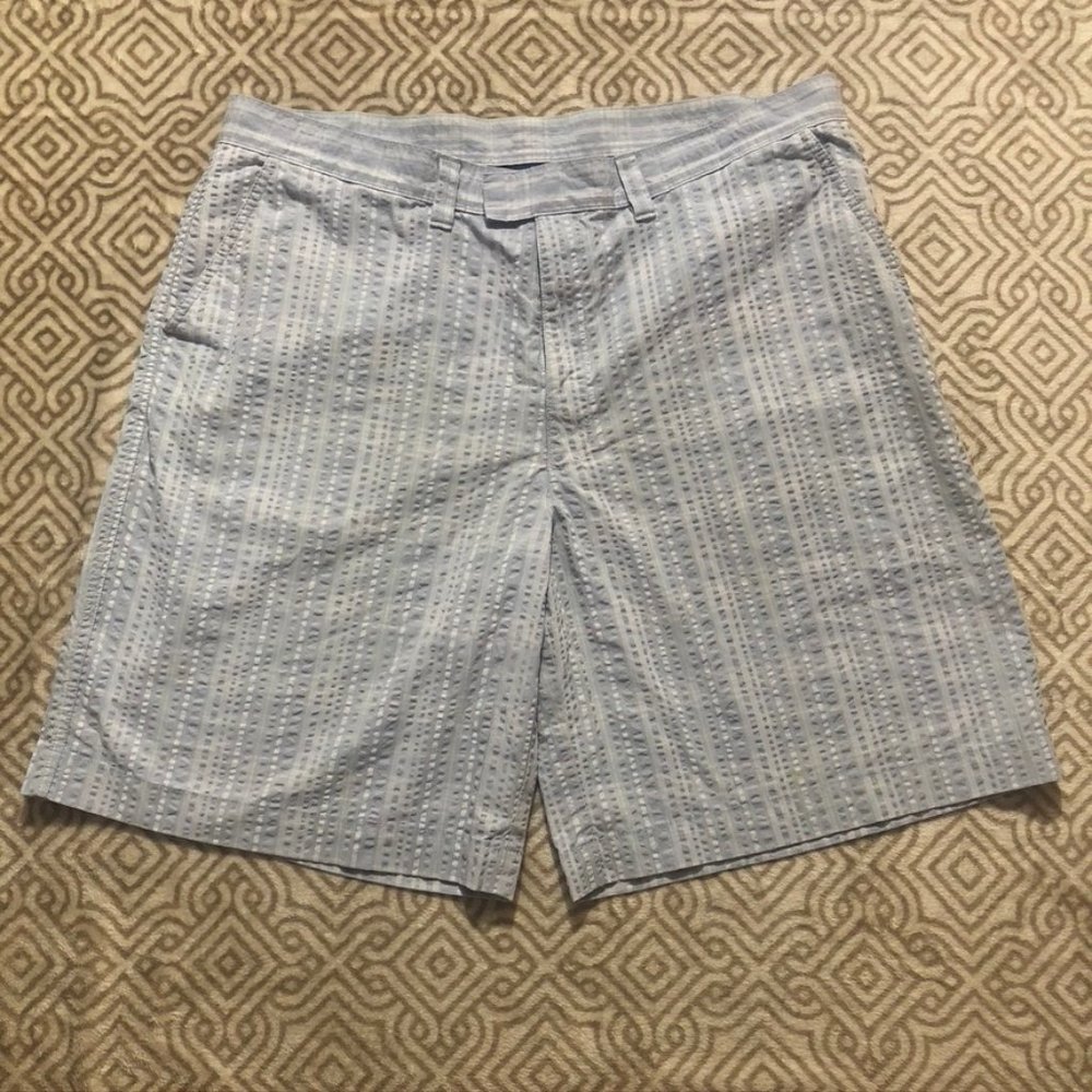 PATAGONIA Striped Shorts Hiking Walking Organic